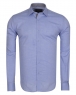 Luxury MAKROM Plain Long Sleeved Mens Shirt SL 5589 - Thumbnail