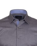 Luxury MAKROM Plain Long Sleeved Mens Shirt SL 5589 - Thumbnail