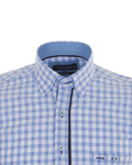 Luxury MAKROM Short Sleeved Check Shirt SS 6049 - Thumbnail