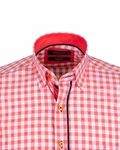Luxury MAKROM Short Sleeved Check Shirt SS 6049 - Thumbnail