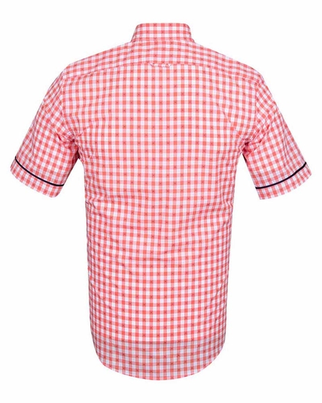 Luxury MAKROM Short Sleeved Check Shirt SS 6049