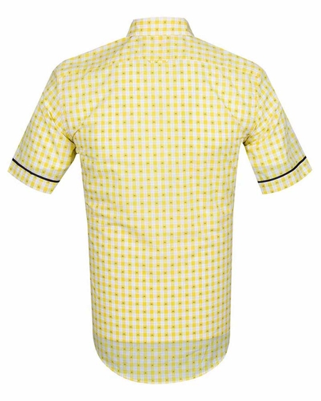 Luxury MAKROM Short Sleeved Check Shirt SS 6049