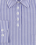 Luxury Makrom Striped Womens Shirt LL 3316 - Thumbnail