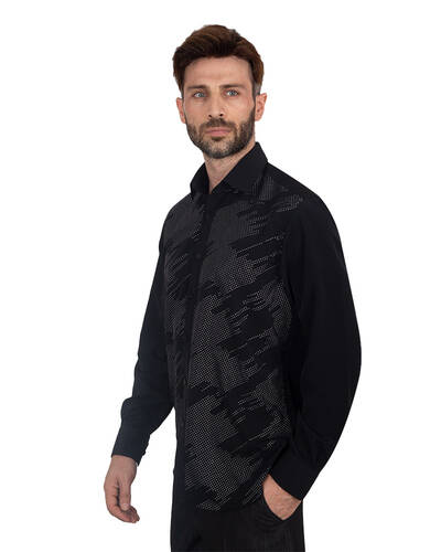 MAKROM - Luxury Mens Accessoried Shirt SL 7078 (1)