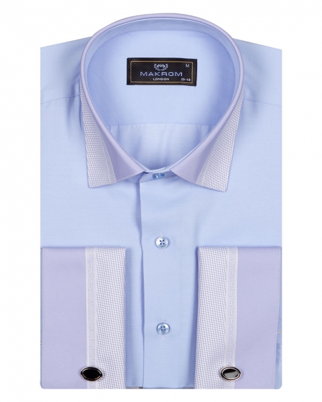 Luxury Mens Long Sleeved Dress Shirt SL 6745