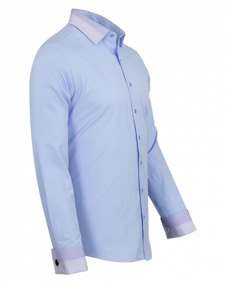 Luxury Mens Long Sleeved Dress Shirt SL 6745