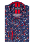 Luxury Mens Long Sleeved Floral Printed Shirt SL 7071 - Thumbnail