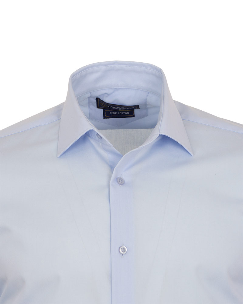 Luxury Mens Plain Long Sleeved Cotton Shirt SL 7121