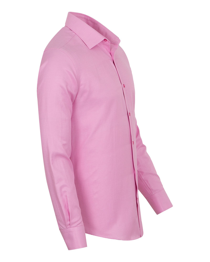 Luxury Mens Textured Plain Shirt SL 7122 - Thumbnail