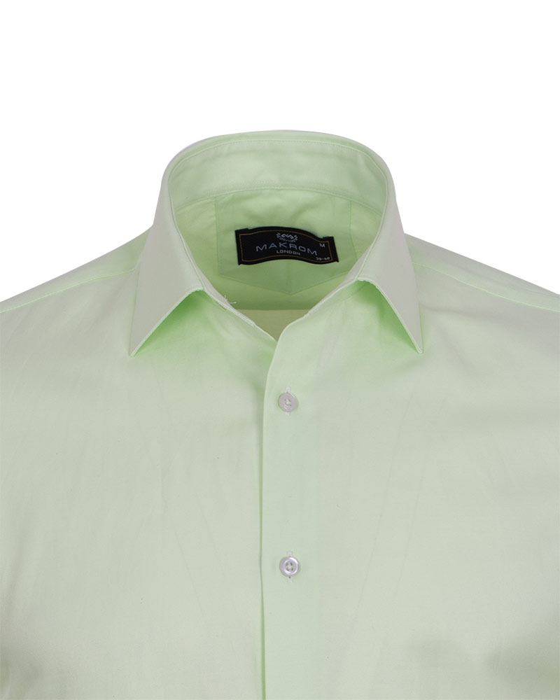 Luxury Mens Textured Plain Shirt SL 7122 - Thumbnail