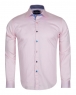 Luxury Multicolored Buttons Long Sleeved Plain Dress Mens Shirt SL 5311 - Thumbnail