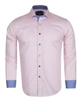 Luxury Multicolored Buttons Long Sleeved Plain Dress Mens Shirt SL 5311 - Thumbnail