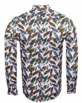 Luxury Nature Printed Long Sleeved Mens Shirt SL 6929 - Thumbnail