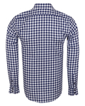 Luxury Oscar Banks Check Classical Long Sleeved Mens Shirt SL 5949 - Thumbnail