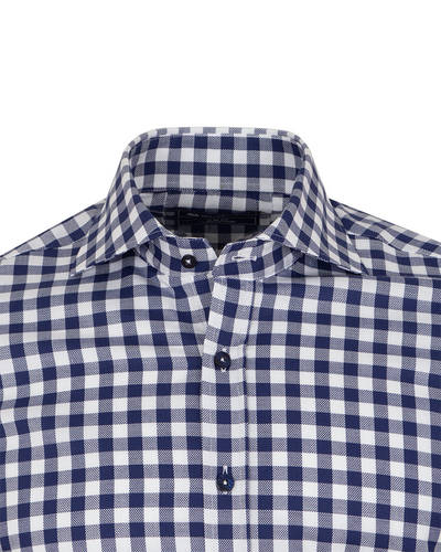 Luxury Oscar Banks Check Classical Long Sleeved Mens Shirt SL 5949
