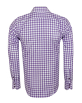 Luxury Oscar Banks Check Classical Long Sleeved Mens Shirt SL 5949 - Thumbnail