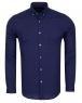 Luxury Oscar Banks Polka Dot Printed Long Sleeved Mens Shirt SL 5912 - Thumbnail