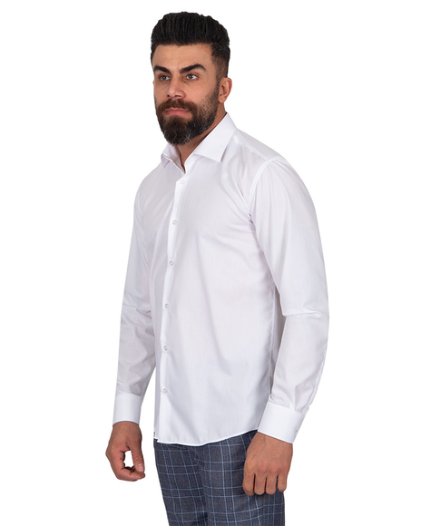 Luxury Oscar Banks Pure Cotton Mens Shirt SL 6898