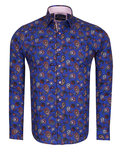 Luxury Paisley Printed Long Sleeved Mens Shirt SL 6306 - Thumbnail