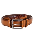 Luxury Patterned Leather Belt B 21 - Thumbnail