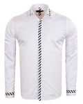 Luxury Patterns Printed Long Sleeved Fashion Mens Shirt SL 6901 - Thumbnail