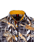 Luxury Patterns Printed Long Sleeved Mens Shirt SL 6951 - Thumbnail