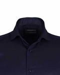 Luxury Plain Double Cuff Long sleeved Men Dress Mens Shirt SL 6144 - Thumbnail