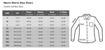 Luxury Plain Double Cuff Long Sleeved Mens Shirt SL 1045-C - Thumbnail