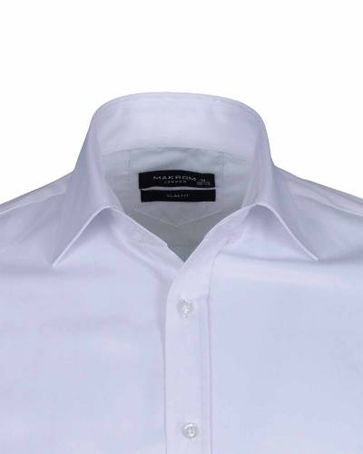 Luxury Plain Double Cuff Long Sleeved Mens Shirt SL 1045-C