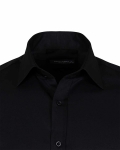Luxury Plain Double Cuff Long Sleeved Mens Shirt SL 1045-C - Thumbnail