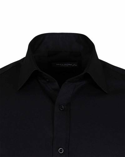 Luxury Plain Double Cuff Long Sleeved Mens Shirt SL 1045-C