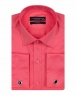 Luxury Plain Double Cuff Long Sleeved Mens Shirt SL 1045-D - Thumbnail