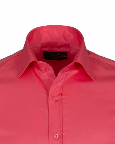 Luxury Plain Double Cuff Long Sleeved Mens Shirt SL 1045-D