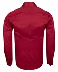 Luxury Plain Double Cuff Long Sleeved Mens Shirt SL 1045-E - Thumbnail
