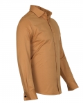 Luxury Plain Double Cuff Long Sleeved Mens Shirt SL 1045-F - Thumbnail