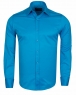 Luxury Plain Double Cuff Long sleeved Mens Shirt SL 6111 - Thumbnail