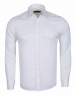 Luxury Plain Double Cuff Long sleeved Mens Shirt SL 6111 - Thumbnail