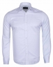 Luxury Plain Double Cuff Long sleeved Mens Shirt SL 6111 - Thumbnail