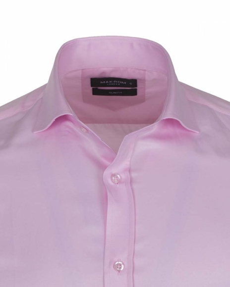 Luxury Plain Double Cuff Long sleeved Mens Shirt SL 6111