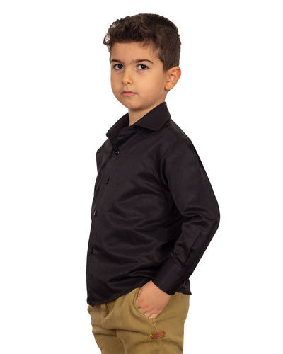 Luxury Plain Kids Boy Shirt CLS 002