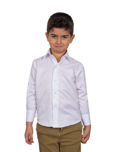 MAKROM - Luxury Plain Kids Boy Shirt CLS 002 (Thumbnail - )