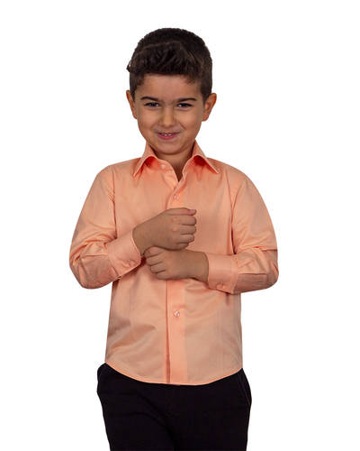 MAKROM - Luxury Plain Kids Boy Shirt CLS 002