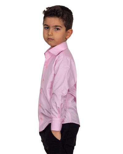 MAKROM - Luxury Plain Kids Boy Shirt CLS 002 (Thumbnail - )