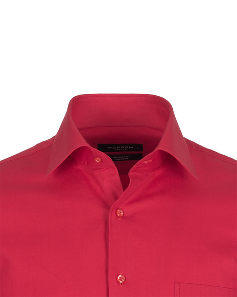 Luxury Plain Long Sleeved Colorful Mens Shirt SL 5041