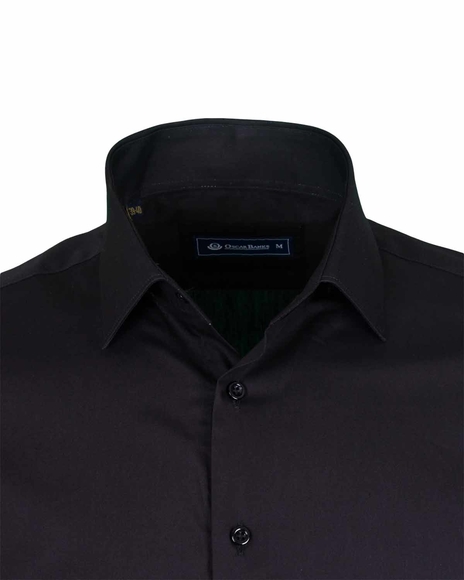 Luxury Plain Long Sleeved Cotton Dress Mens Shirt SL 6610