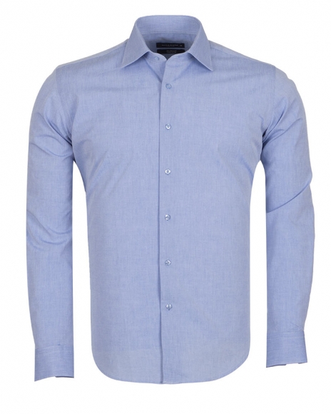 Luxury Plain Long Sleeved Mens Shirt SL 5538