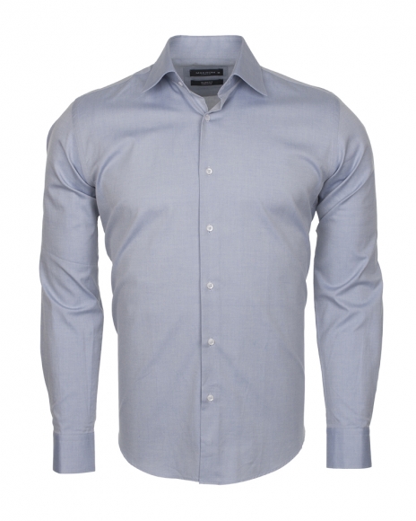 MAKROM - Luxury Plain Long Sleeved Mens Shirt SL 5538 (Thumbnail - )