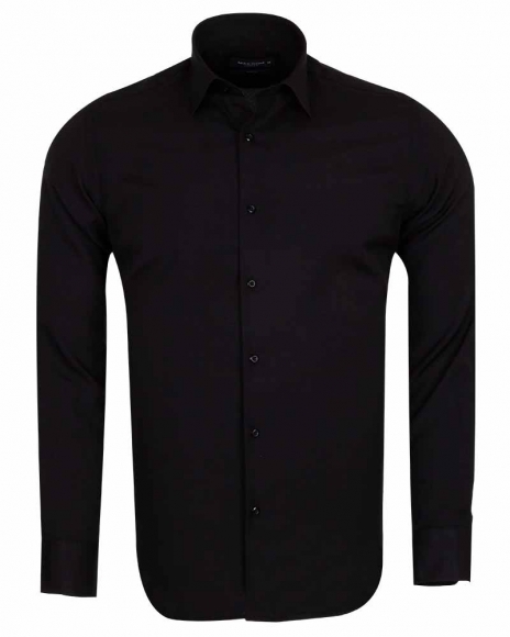 Luxury Plain Long Sleeved Mens Shirt SL 6364