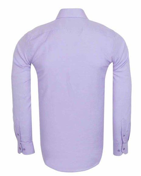 Luxury Plain Long Sleeved Mens Shirt SL 6364