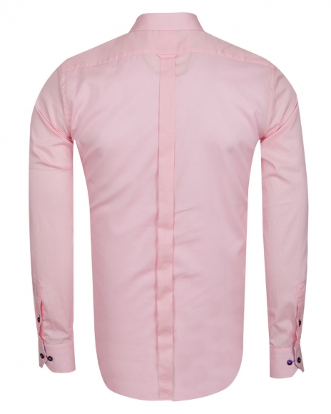 Luxury Plain Mens Shirt With Details SL 6655